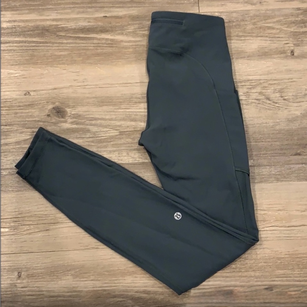lululemon athletica Dark Green Leggings
